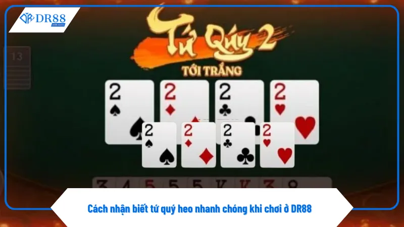 Tứ quý heo là bộ bài giá trị cao trong nhiều trò chơi tại DR88