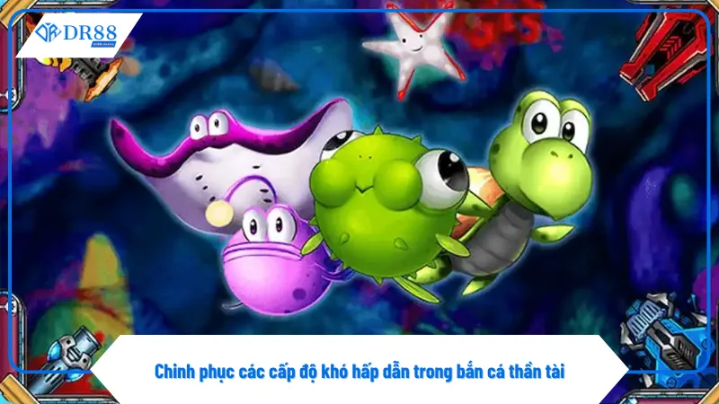 Cấp dễ trong bắn cá thần tài phù hợp để luyện tay và làm quen thao tác