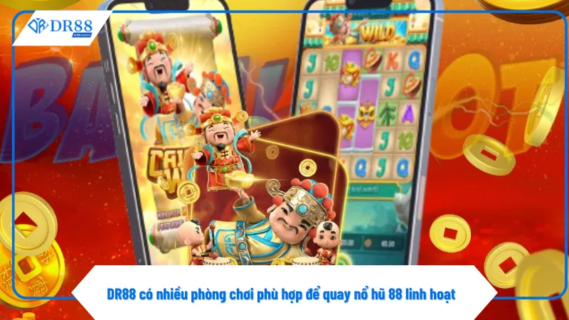 Người chơi có thể chuyển phòng sau mỗi phiên quay