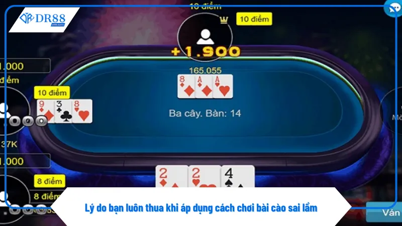 Đừng để cảm xúc lấn át chiến thuật trong cách chơi bài cào