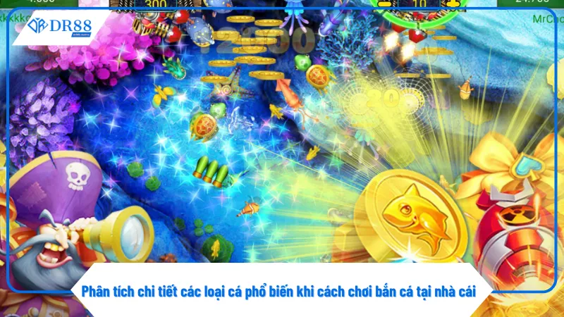 Cá đặc biệt hay boss cá là thách thức lớn trong cách chơi bắn cá