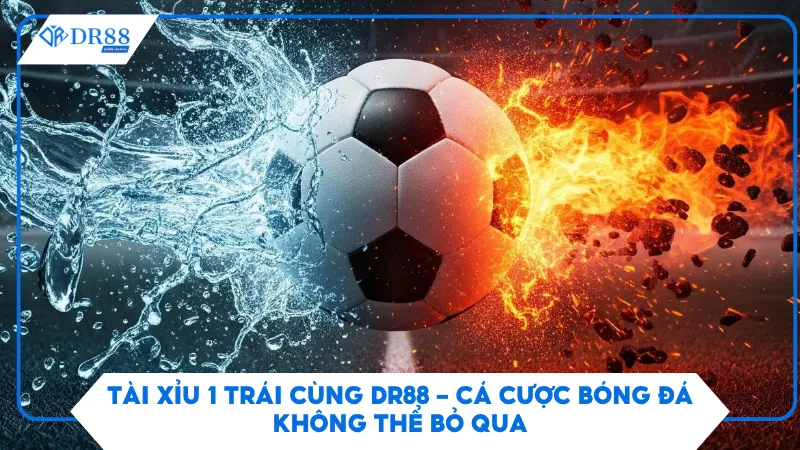 Tài Xỉu 1 Trái Cùng DR88 - Cá Cược Bóng Đá Không Thể Bỏ Qua